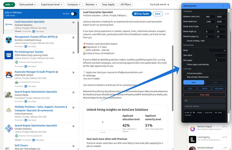 linkedin-jobs-exporter